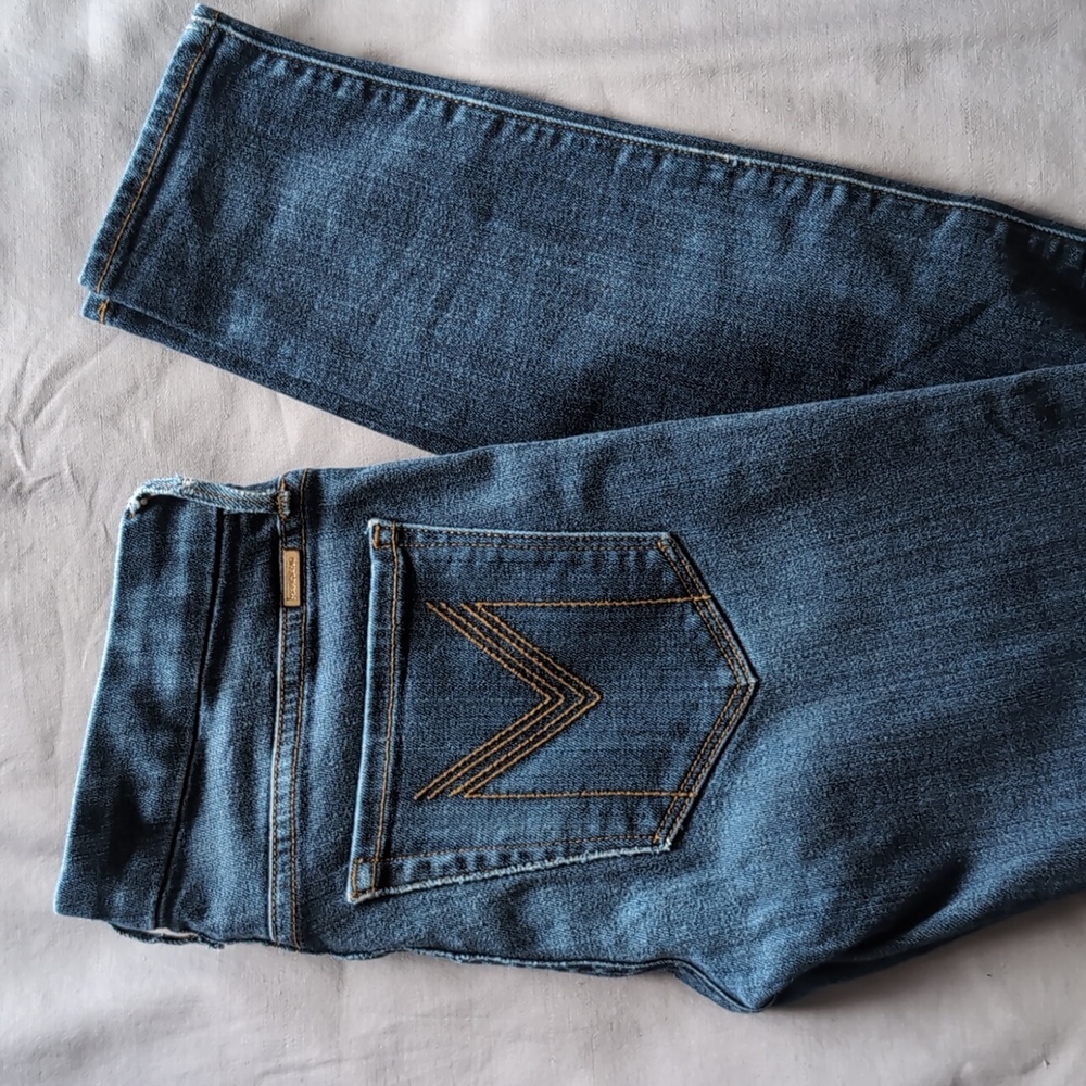 Marciano Women’s Straight Leg Jeans in Dark Blue Denim